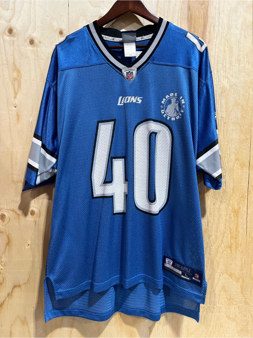 NFL Detroit Lions Mesh Jersey with Kid Rock name on back.